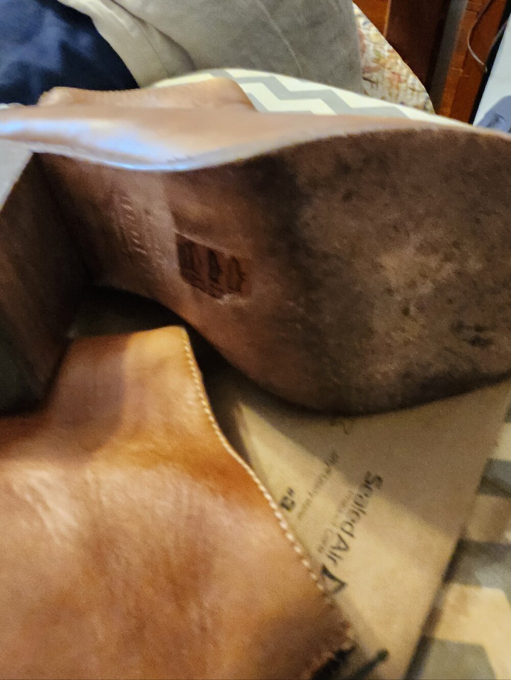 Bed Stu Camel 100% Leather Open Toed Ankle Boots - Picture 8 of 9
